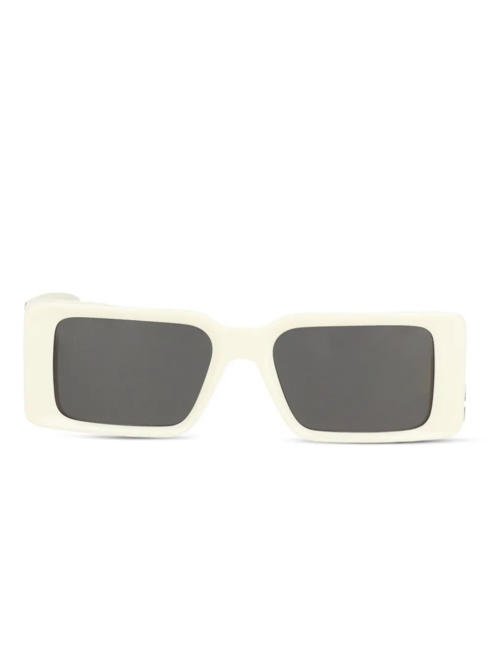 Off-white Rectangular Frame Sunglasses In White