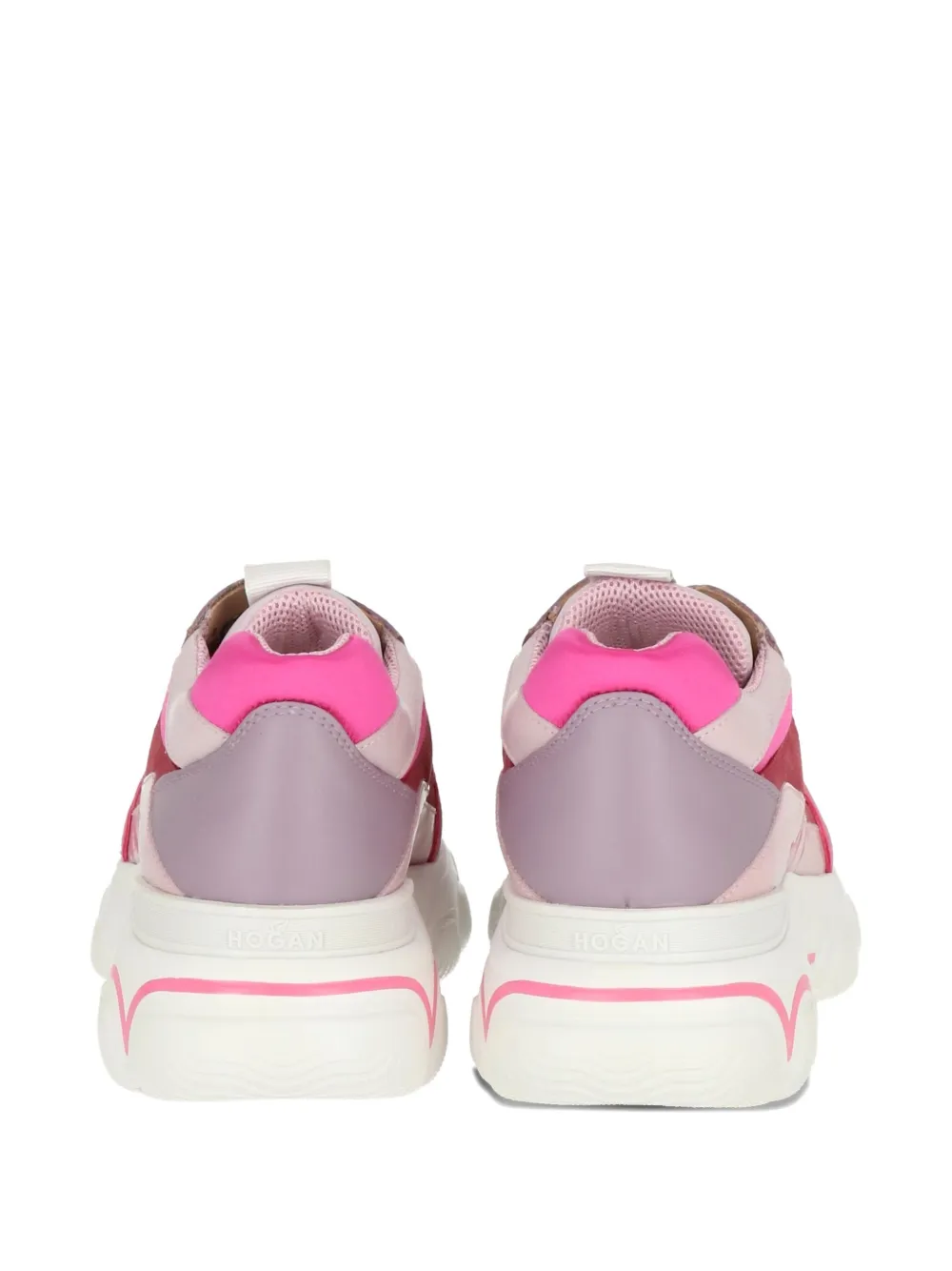 Hogan Panelled Lace-up Sneakers In Multi