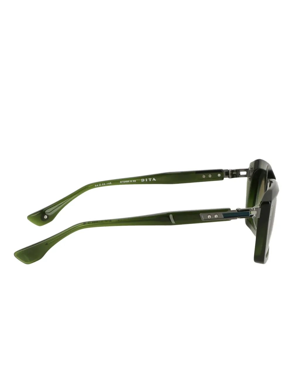 Dita Eyewear Grandmaster-Nine zonnebril met vierkant montuur Groen