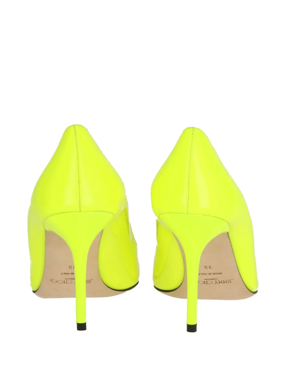 Jimmy Choo 100mm pointed-toe stiletto pumps Yellow