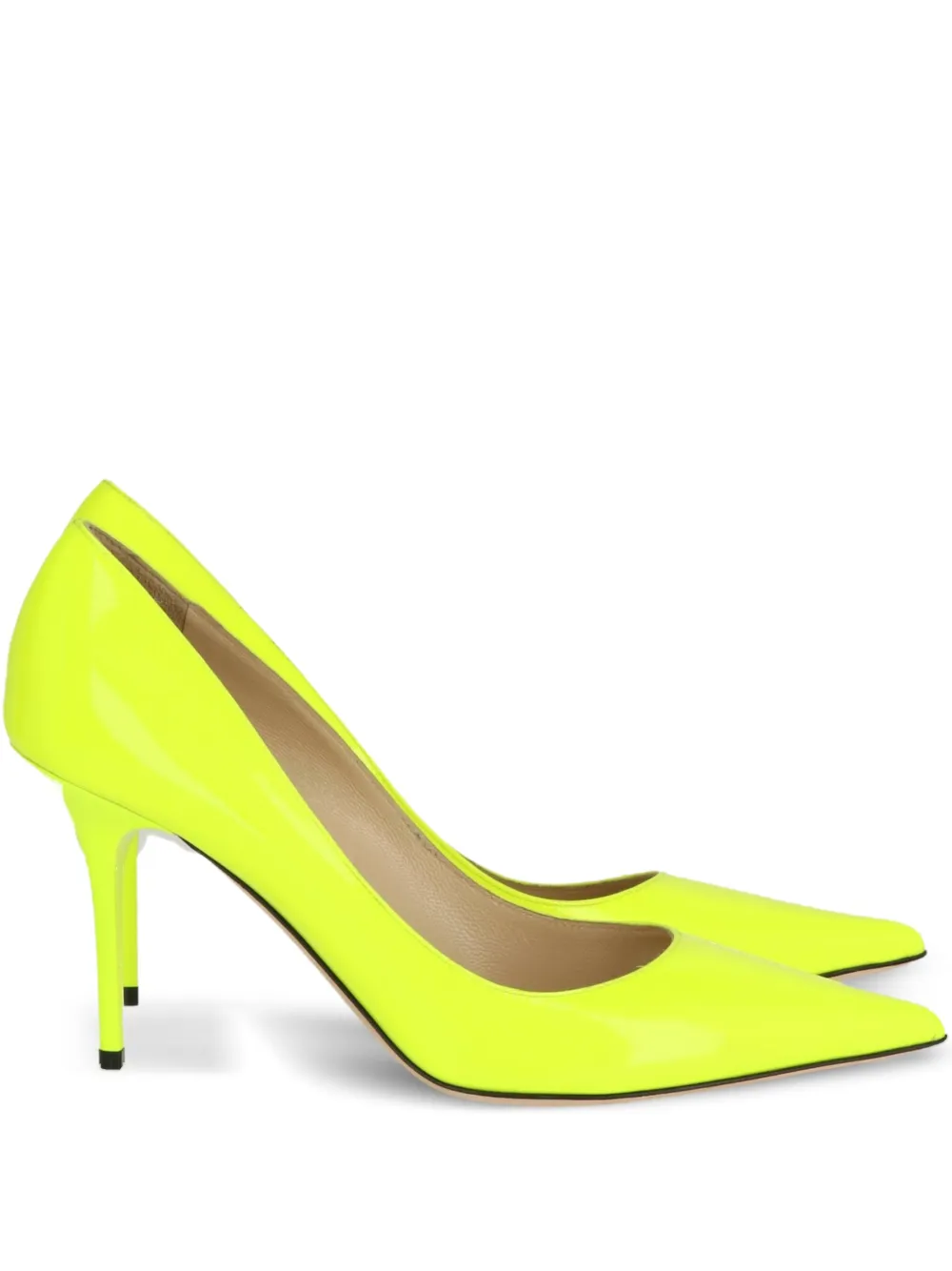 Jimmy Choo 100mm pointed-toe stiletto pumps Yellow