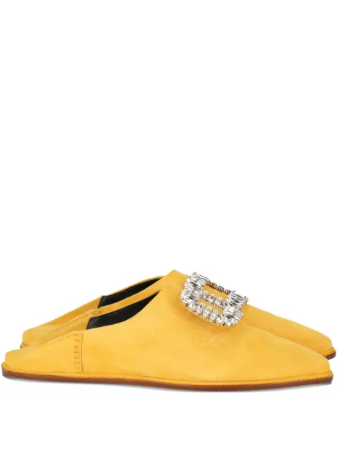 Roger Vivier crystal-embellished buckle pumps