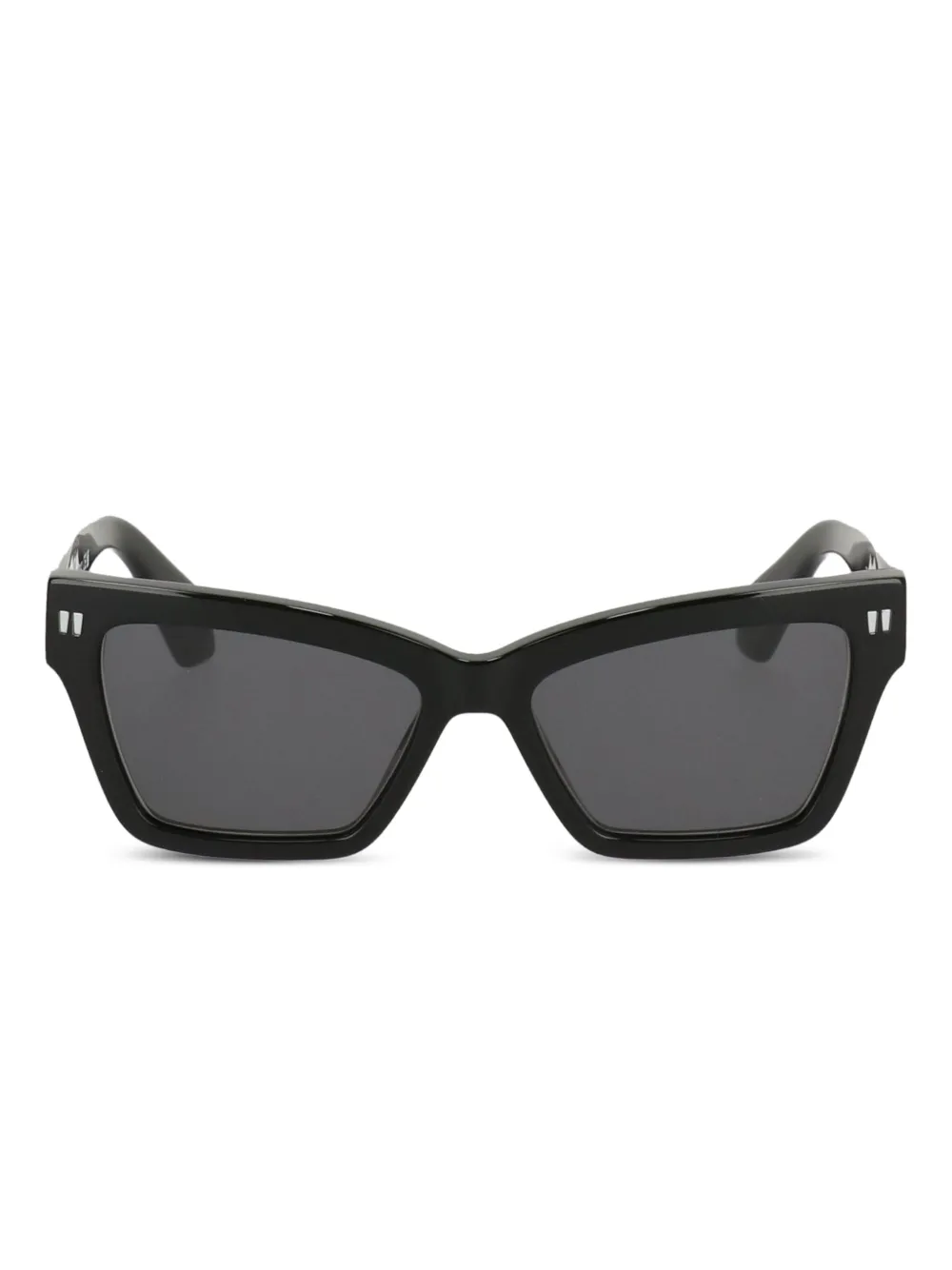 Off-white Geometric-frame Tinted Sunglasses In Black