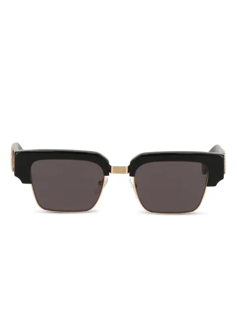 Off-White lentes de sol con armazón cuadrada
