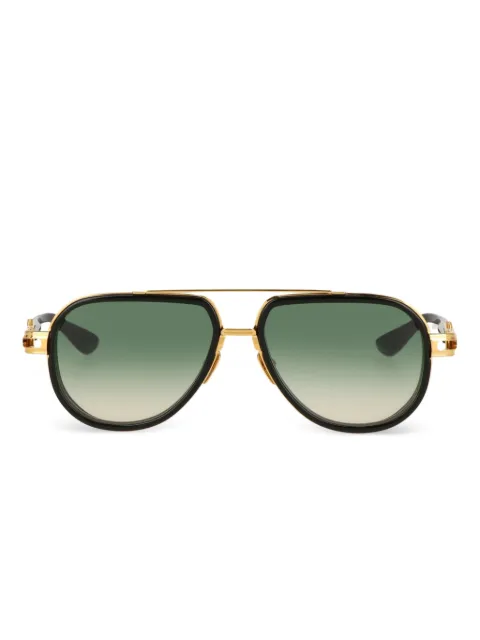 Luxury Supply Vastik gold-detail acetate sunglasses