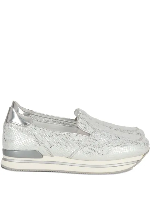 Hogan snakeskin-effect slip-on sneakers 