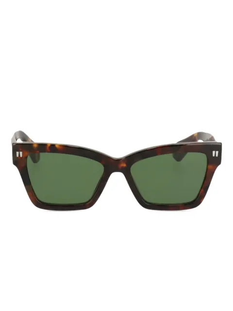 Off-White tortoiseshell tinted-lenses sunglasses