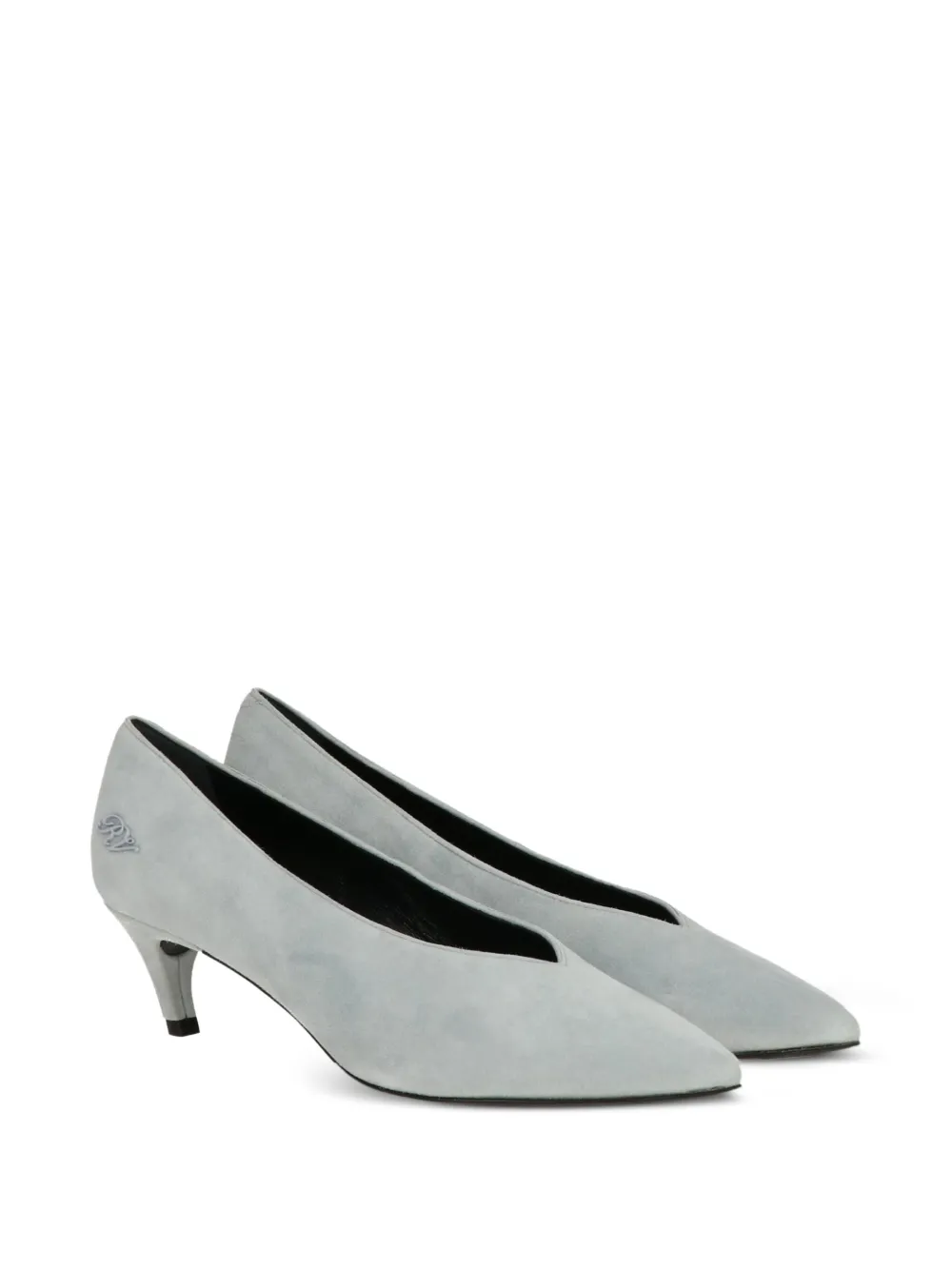 Roger Vivier V-neck pointed-toe suede pumps | Heeled Pumps | Image 2