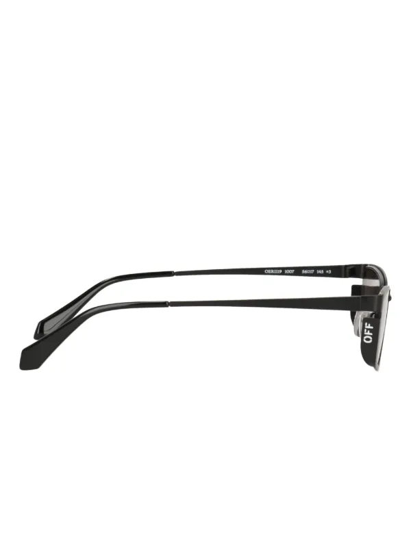 Off-White Eyewear スクエアフレーム サングラス | ブラック | FARFETCH JP