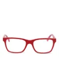 RAY-BAN JUNIOR rectangular-frame glasses - Red
