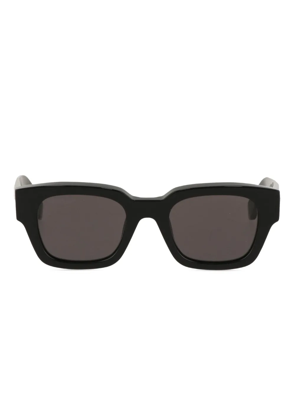 Off-white Round-lenses Tinted Sunglasses In Black