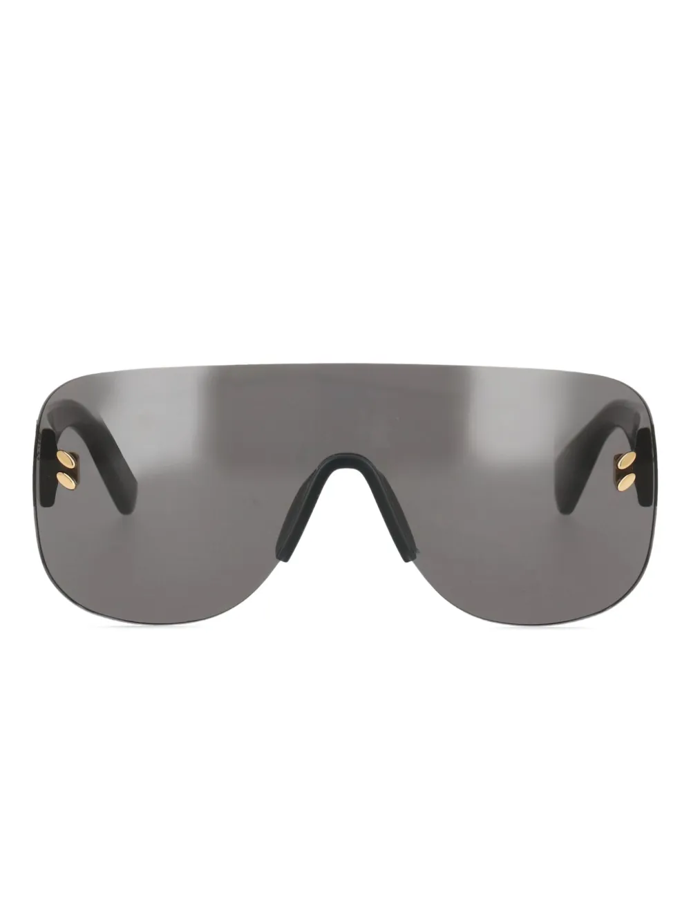 Stella Mccartney Shield Frame Sunglasses In Black