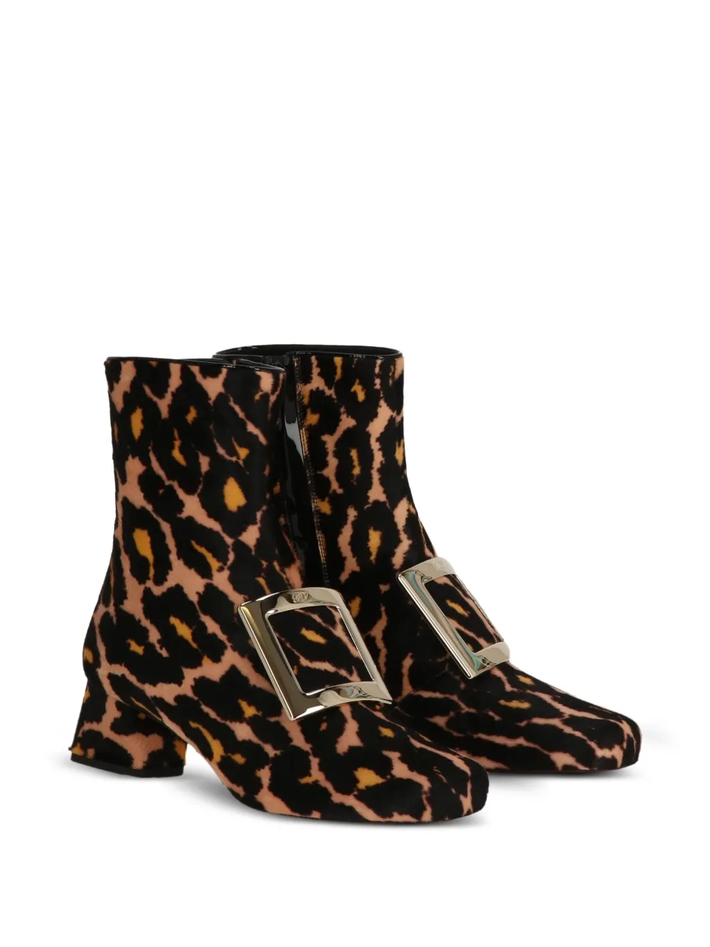 Roger Vivier leopard-print buckle-detail ankle boots | Ankle Boots | Image 2