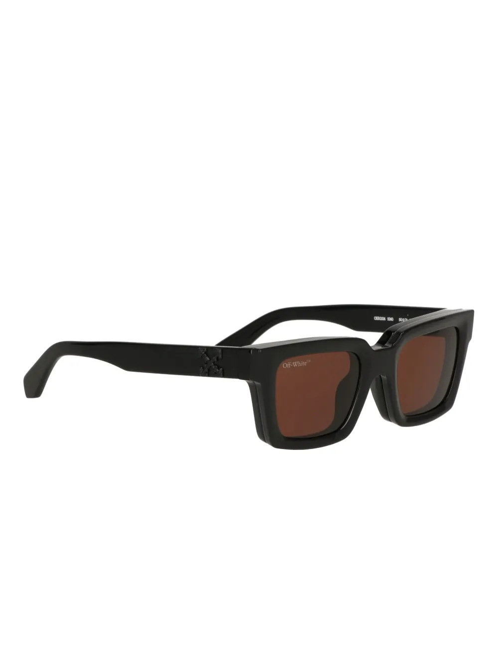 Off-white Square-frame Tinted Sunglasses In Black
