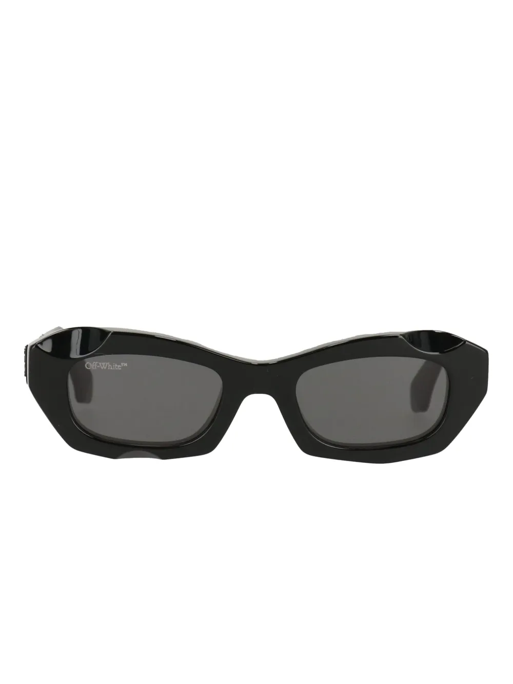 Off-White Occhiali da sole ovali - Nero