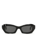 Off-White oval-frame tinted sunglasses - Black