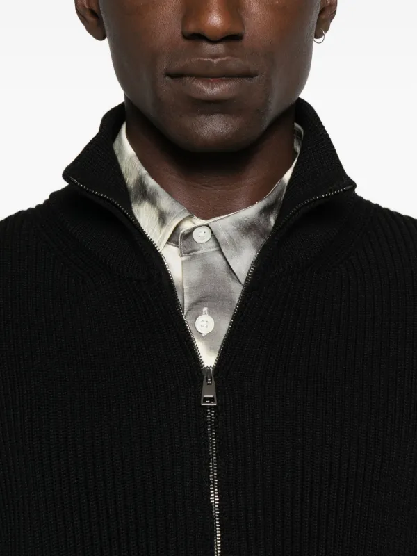 Roberto Collina ジップアップ カーディガン | ブラック | FARFETCH JP
