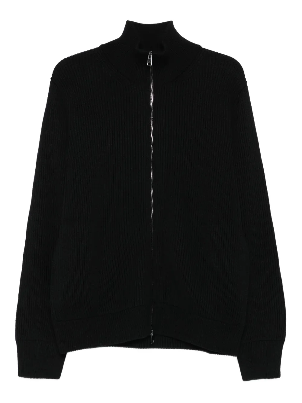 Roberto Collina zip-front merino-wool cardigan | Black | Image 1