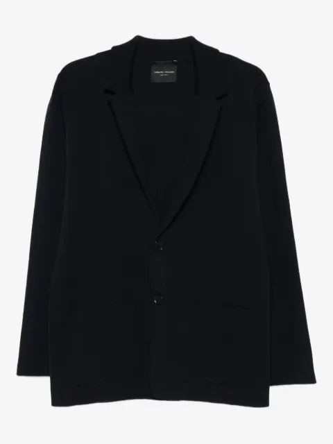 Roberto Collina two-button patch-pocket blazer