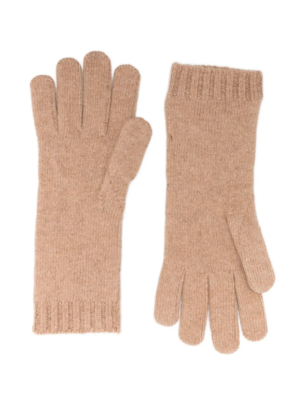 Polo Ralph Lauren Kabelgebreide handschoenen met geborduurd logo - Beige