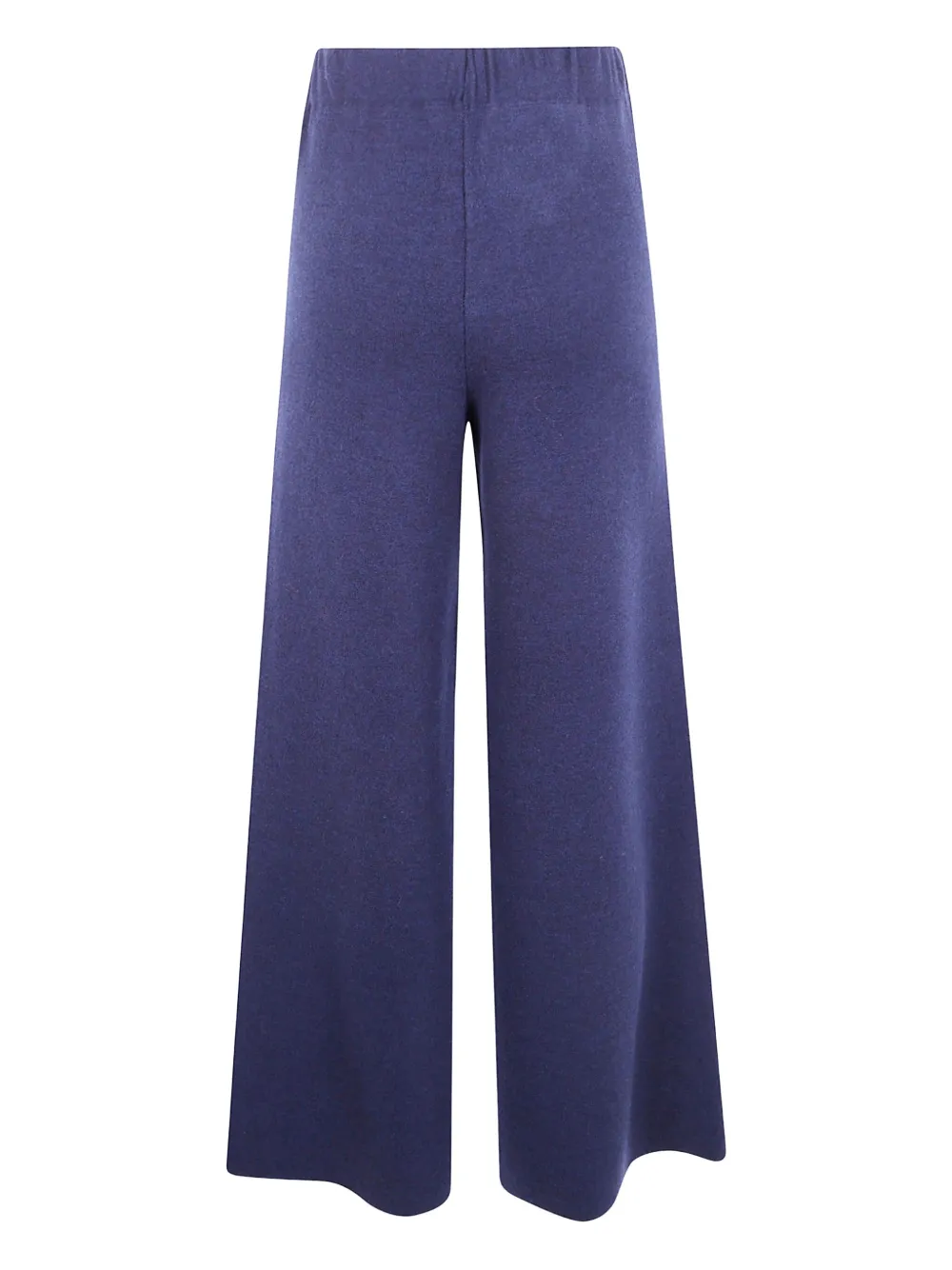 Anne claire elasticated-waist wool trousers - Blauw