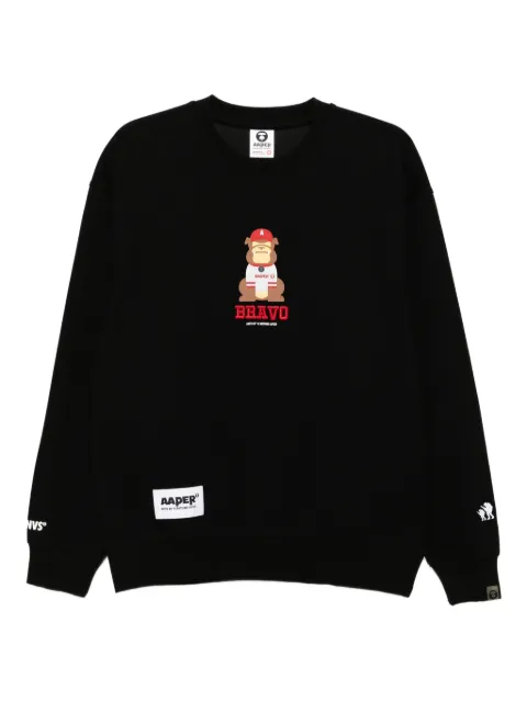 AAPE BY *A BATHING APE® embroidered-logo sweatshirt