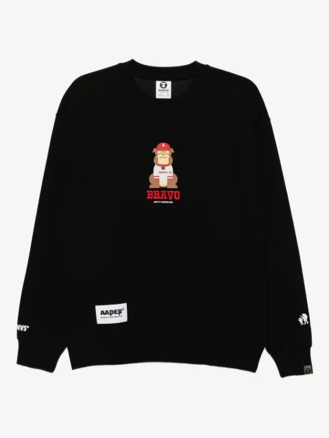 AAPE BY *A BATHING APE® embroidered-logo sweatshirt