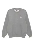 AAPE BY *A BATHING APE® logo-appliqué sweatshirt - Grey