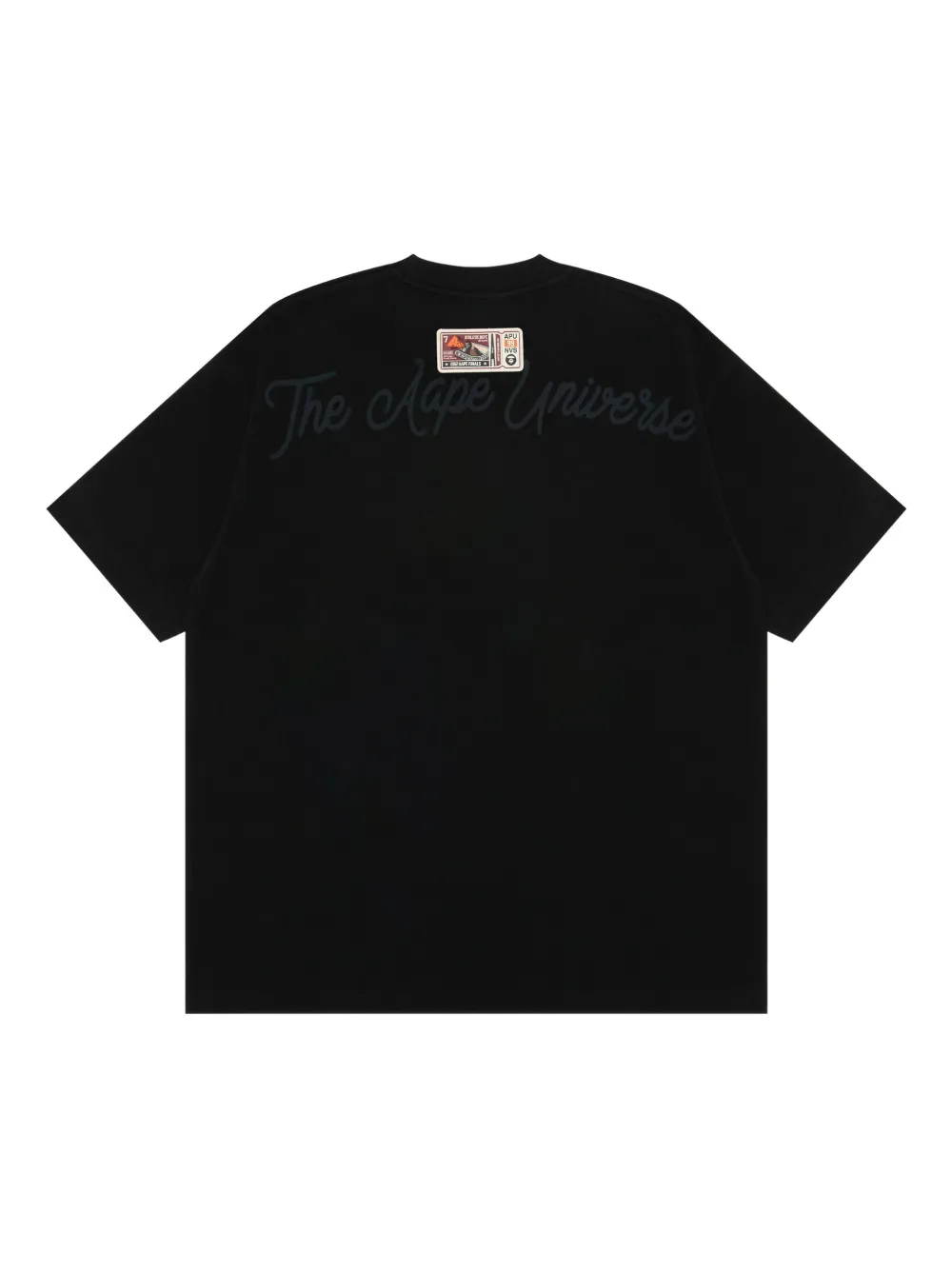 AAPE BY *A BATHING APE Aape Universe T-shirt met grafische print - Zwart