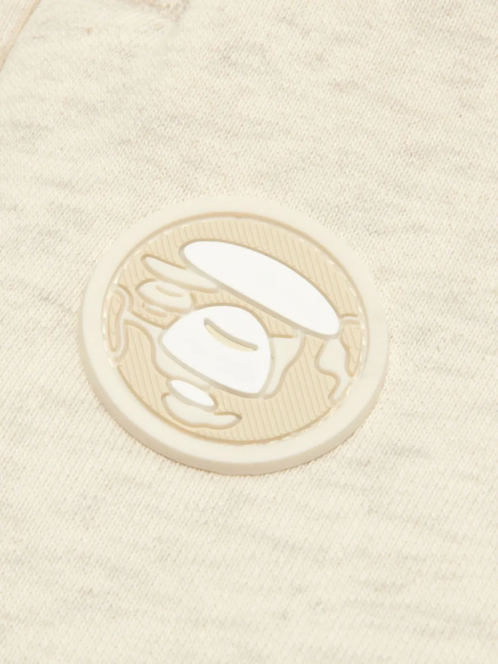 AAPE BY *A BATHING APE Trainingsbroek met logopatch Beige