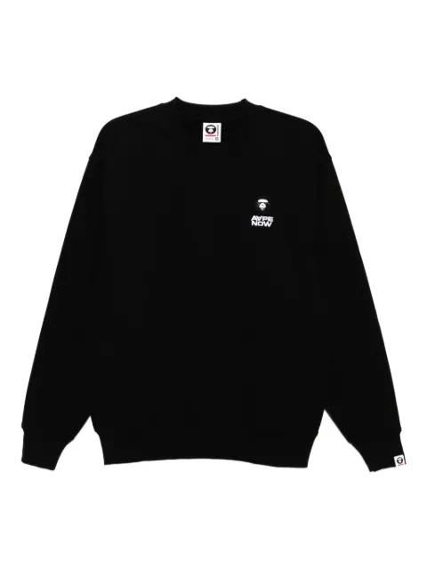 AAPE BY *A BATHING APE® sudadera con aplique del logo
