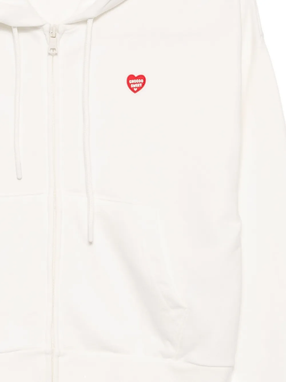 CHOCOOLATE Hoodie met logopatch Wit