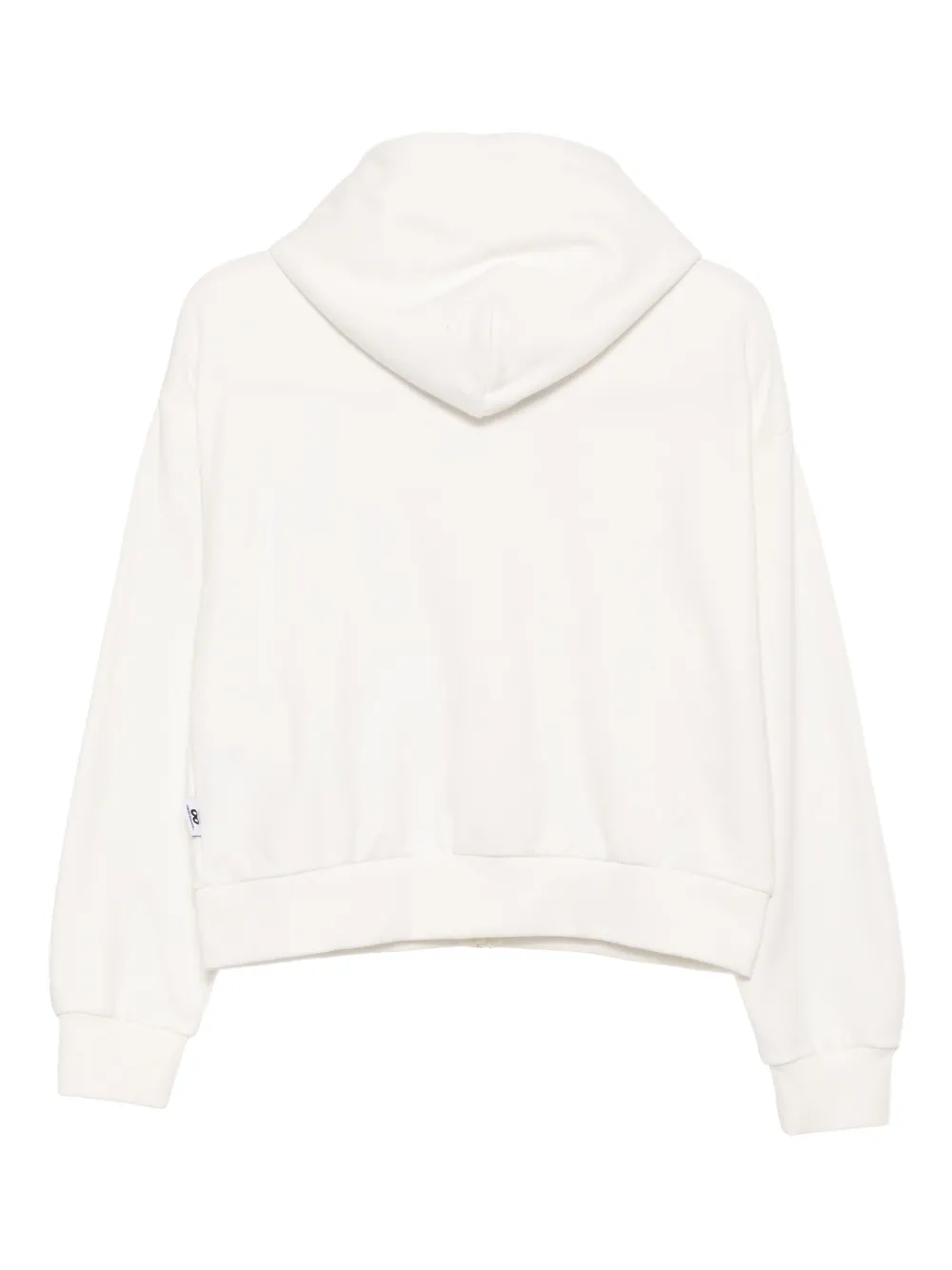 CHOCOOLATE Hoodie met logopatch - Wit
