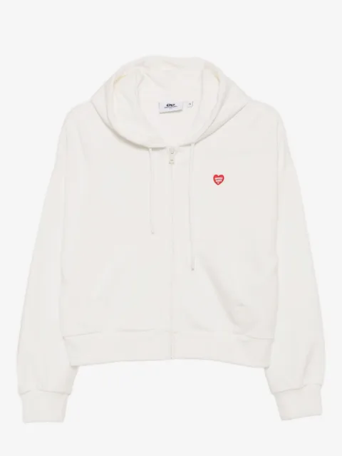 CHOCOOLATE logo-appliqué cotton hoodie
