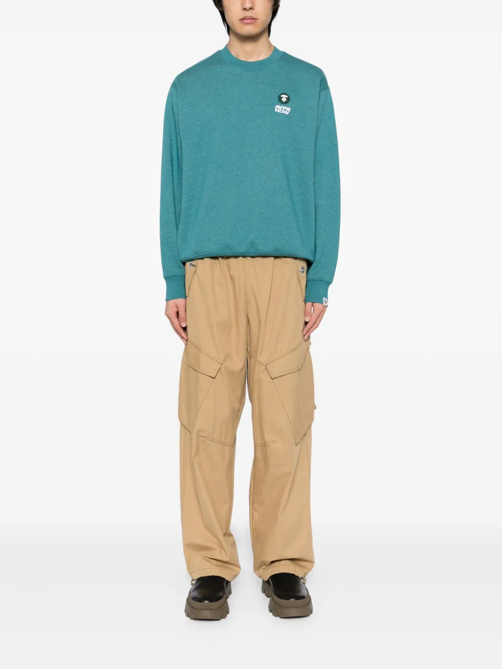 AAPE BY *A BATHING APE® logo-appliqué sweatshirt | Sweatshirts | Image 2
