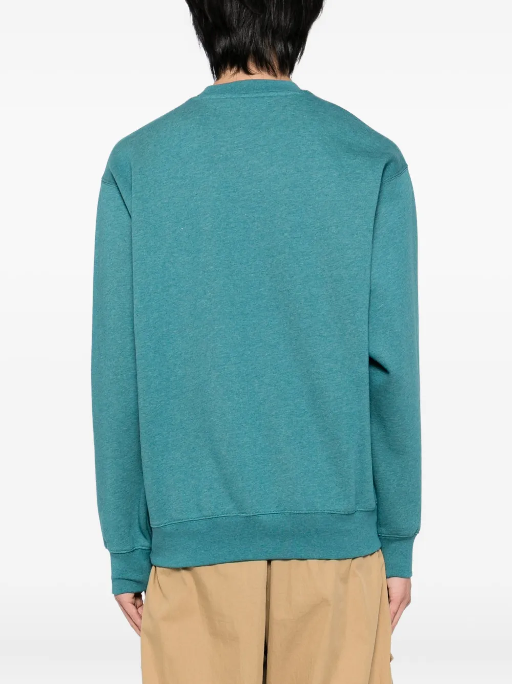 Aape By A Bathing Ape Logo-appliqué Sweatshirt In Green