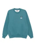 AAPE BY *A BATHING APE® logo-appliqué sweatshirt - Green