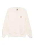 AAPE BY *A BATHING APE® logo-appliqué sweatshirt - Neutrals