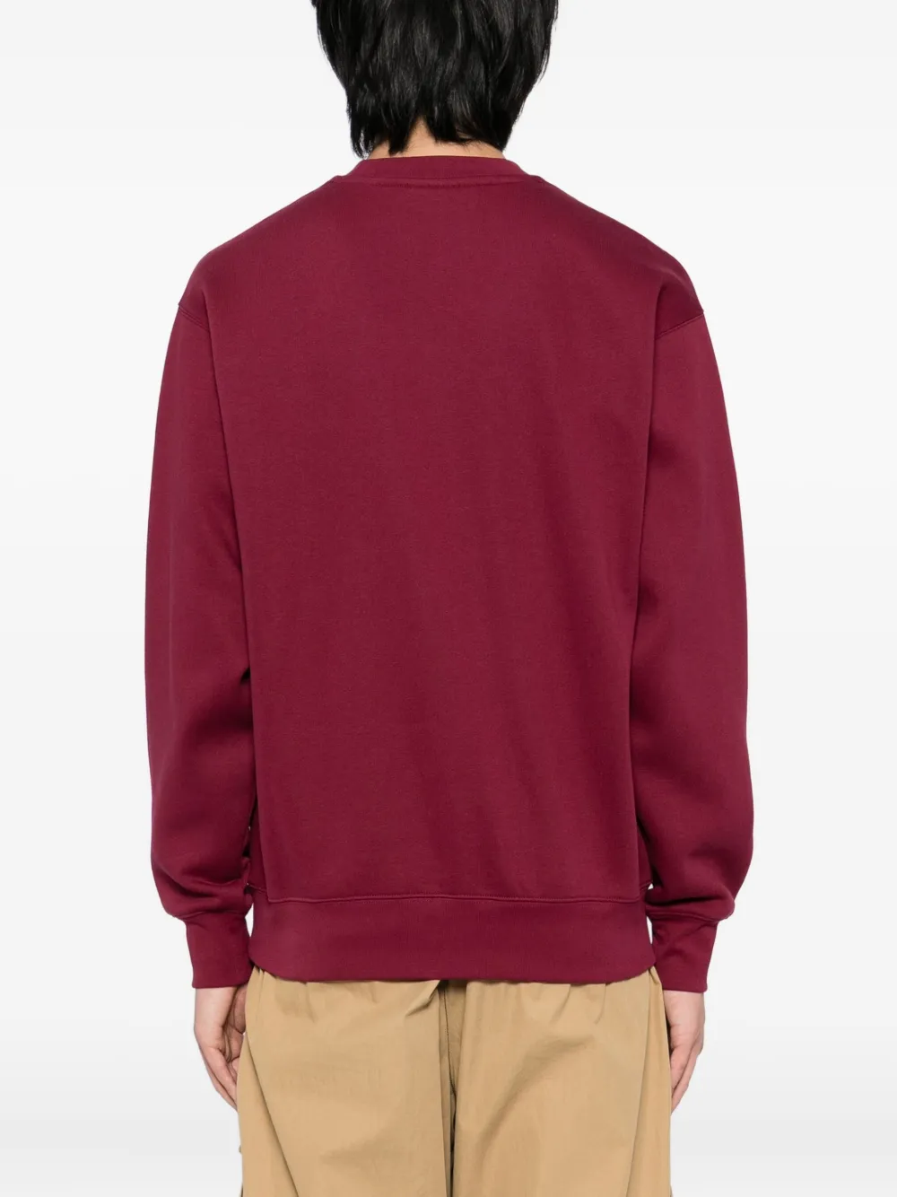 Aape By A Bathing Ape Logo-appliqué Sweatshirt In Red