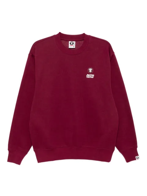 AAPE BY *A BATHING APE® logo-appliqué sweatshirt