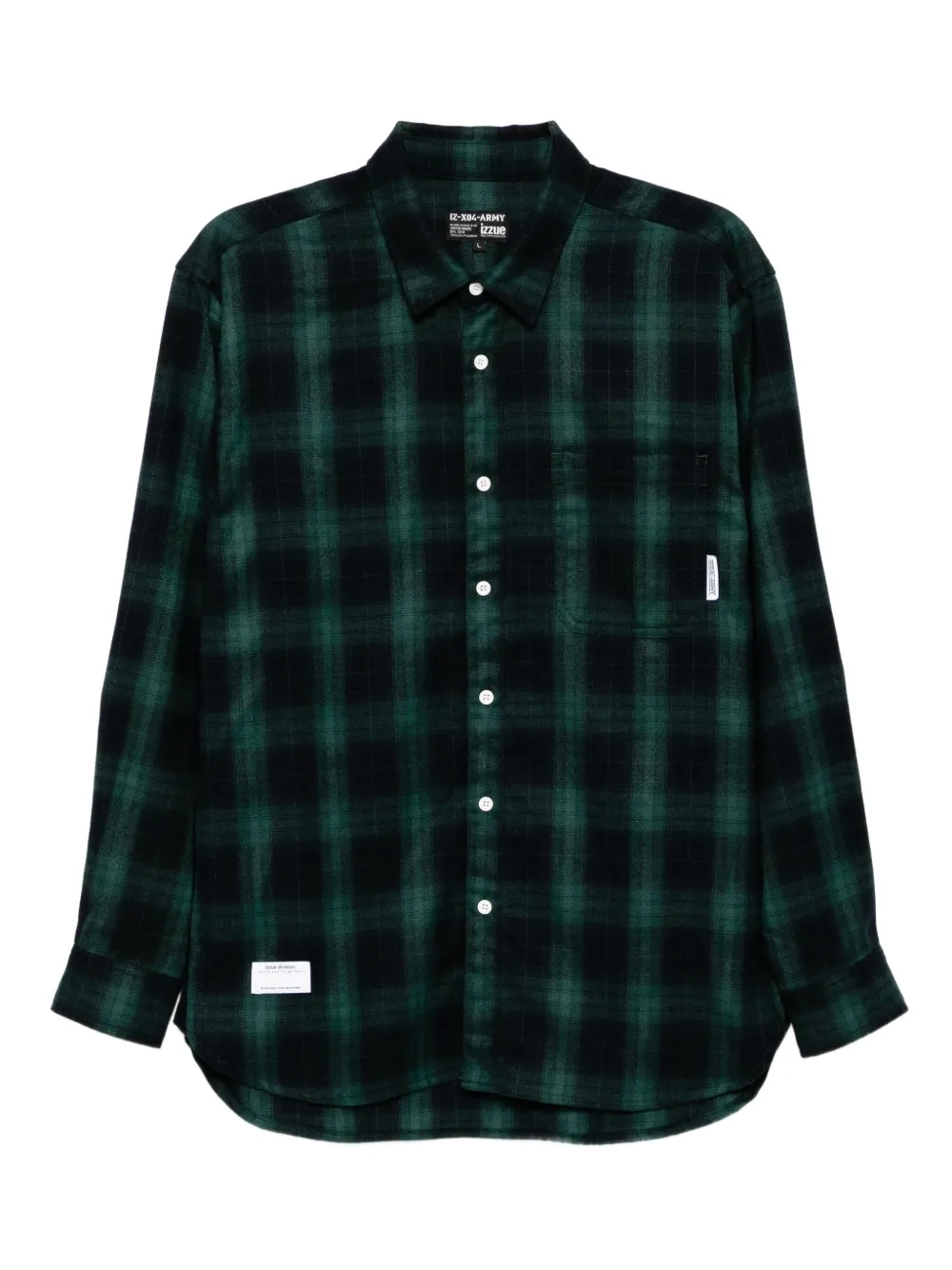 izzue checkered shirt | Green | Image 1