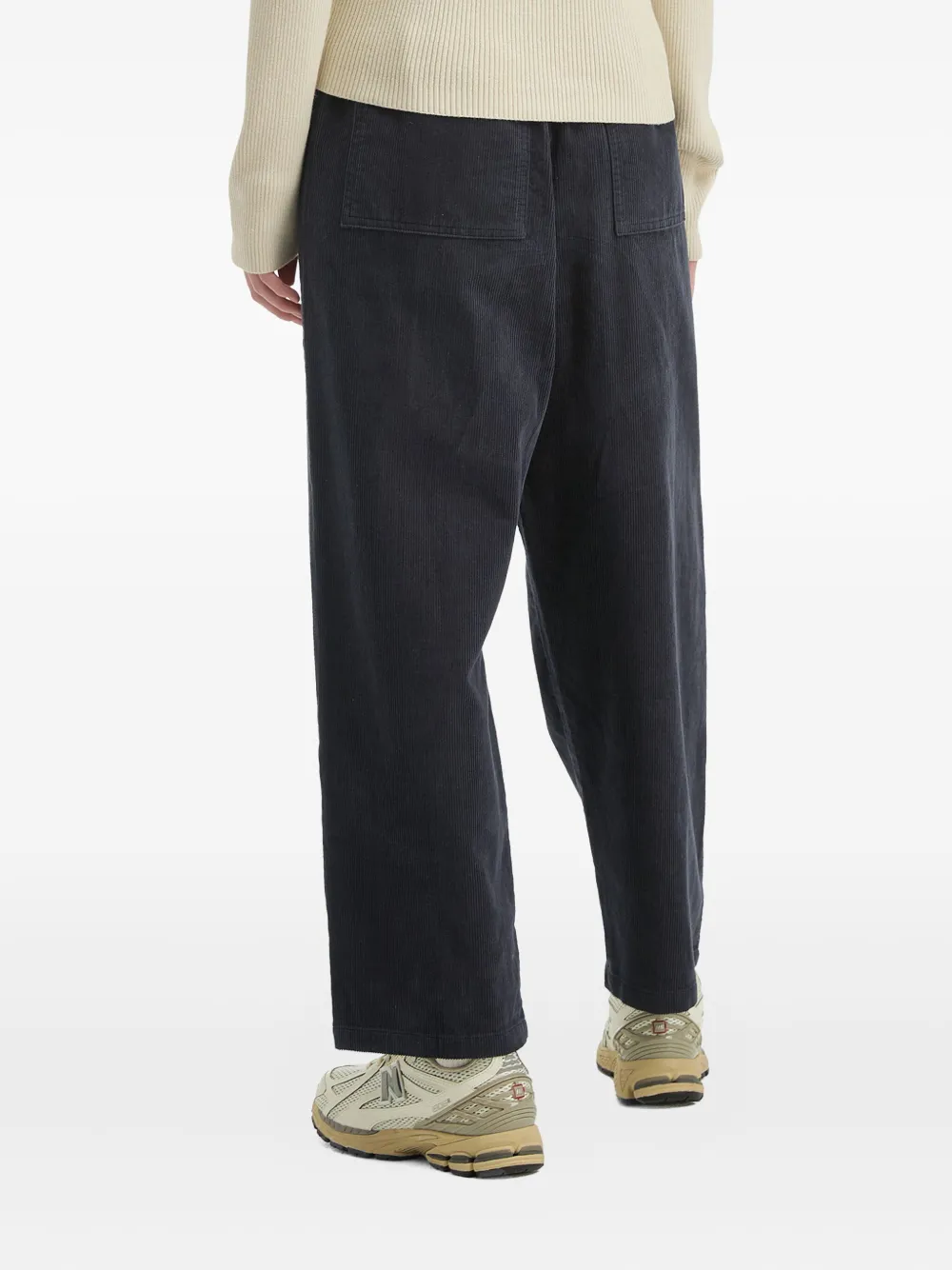 FINGERCROXX Straight plooibroek Grijs
