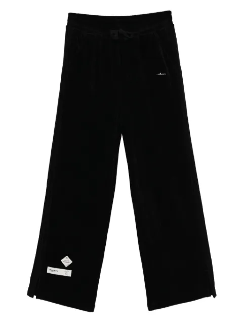 Musium Div. logo-appliqué corduroy trousers