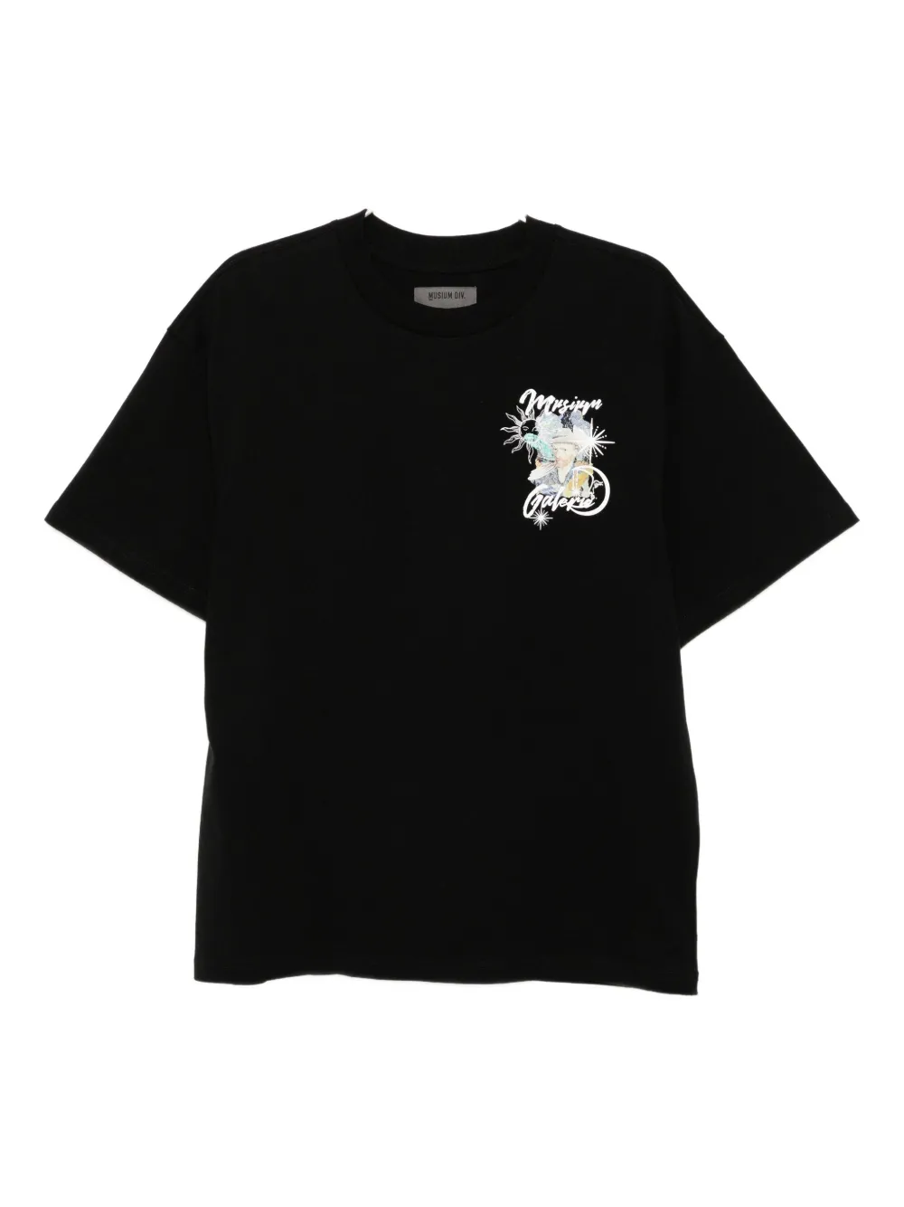 Musium Div. graphic T-shirt | Black | Image 1
