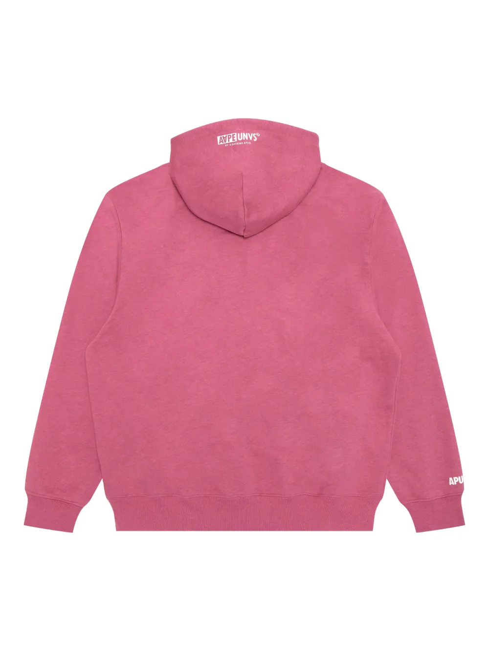 AAPE BY *A BATHING APE Hoodie met logo-reliëf en rits Roze