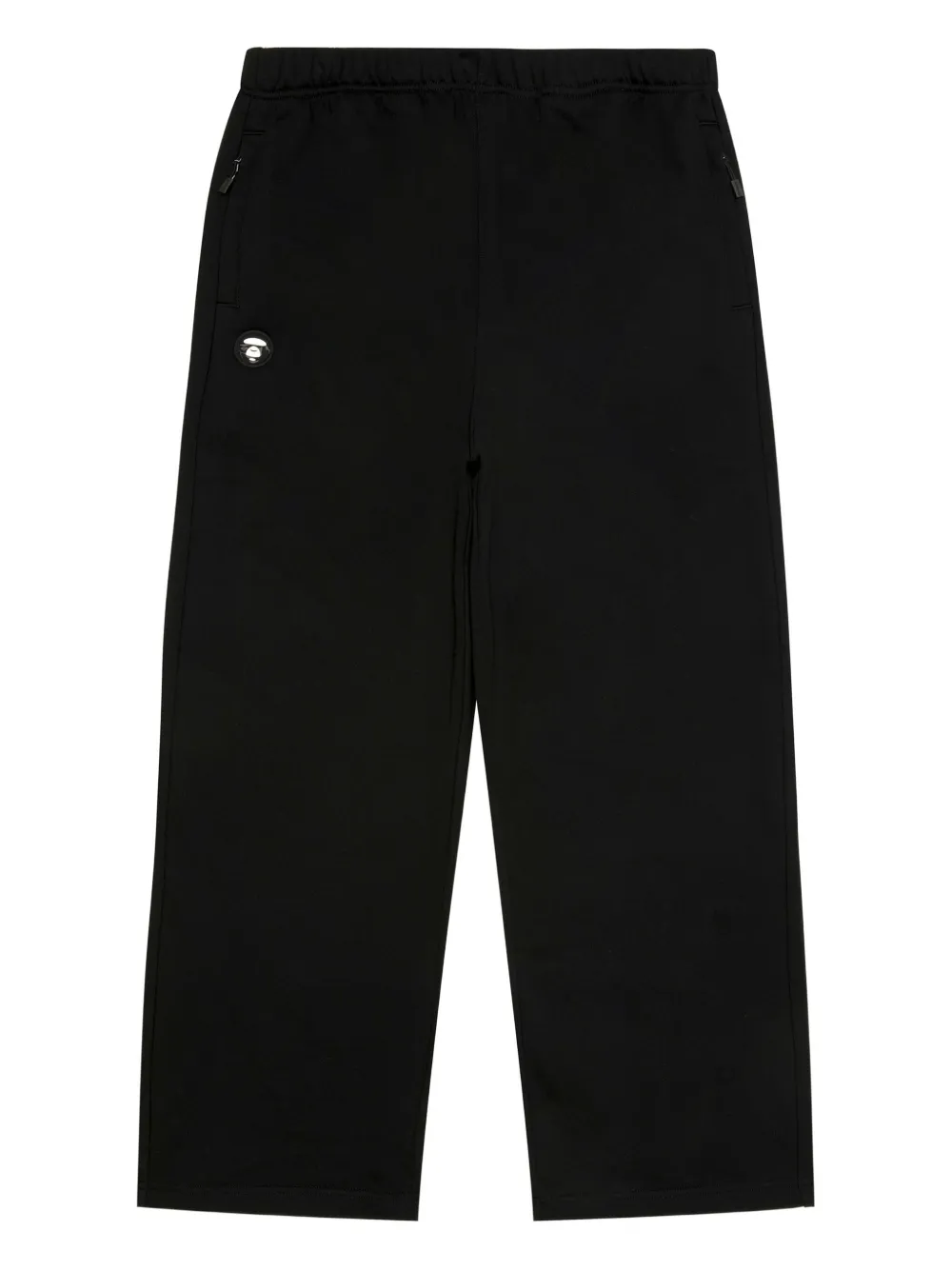 AAPE BY *A BATHING APE® side-detail logo track pants - Nero