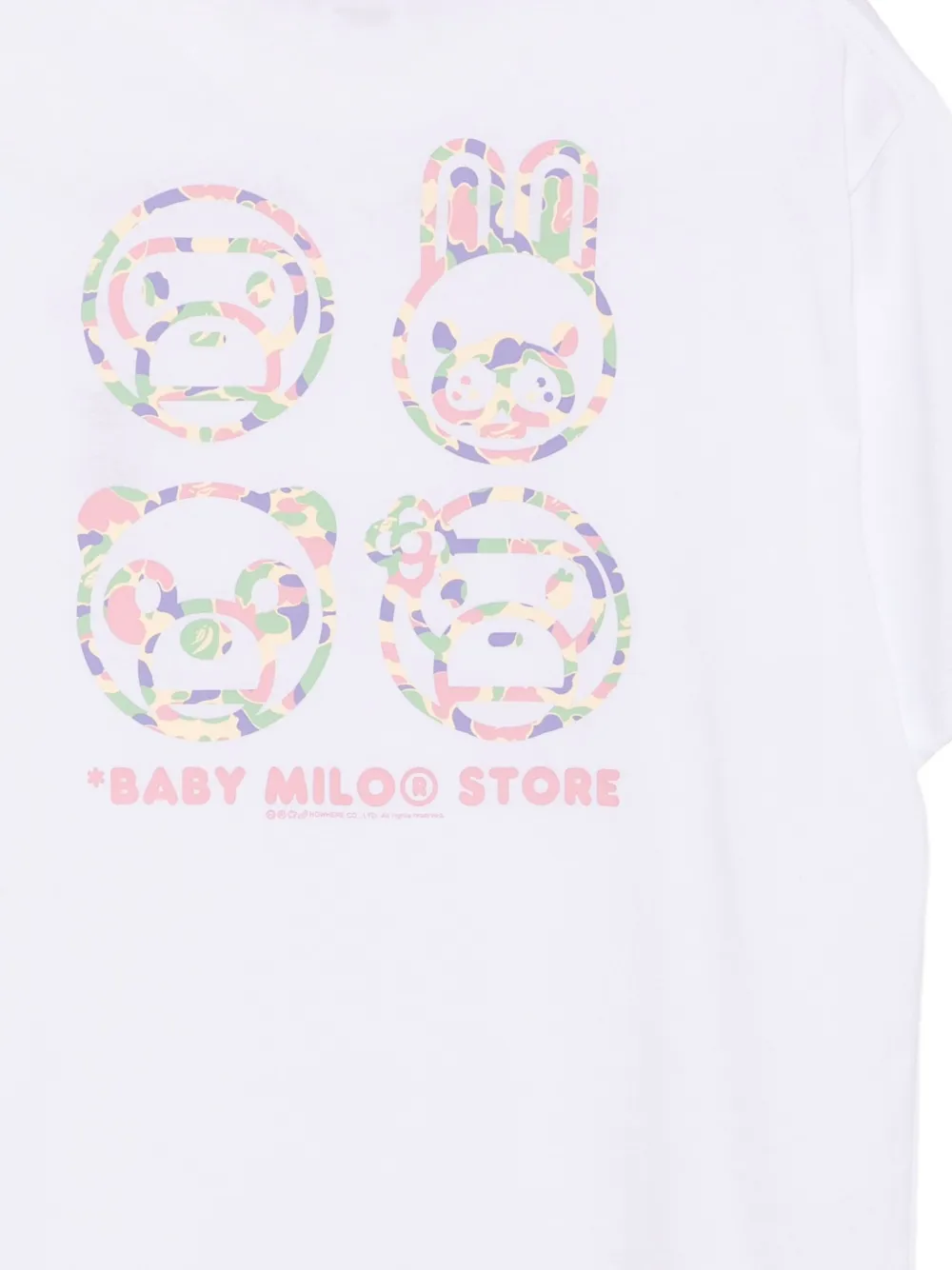 *BABY MILO STORE BY *A BATHING APE T-shirt Wit