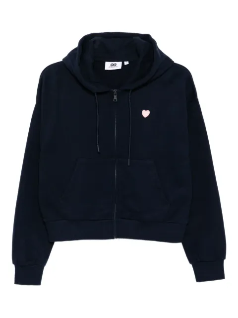 CHOCOOLATE logo-appliqué cotton hoodie