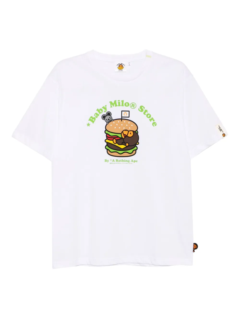 *BABY MILO® STORE BY *A BATHING APE® cotton T-shirt | White | Image 1