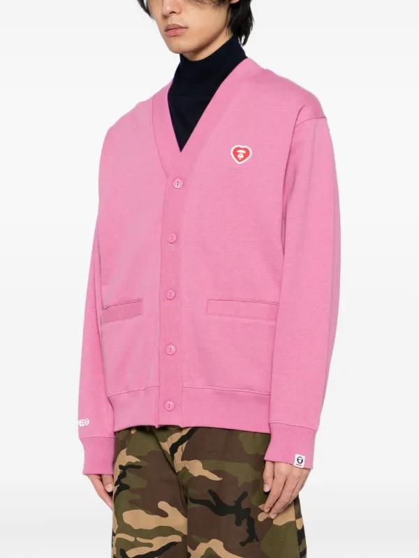 AAPE BY *A BATHING APE® button-up Cardigans | Pink | FARFETCH